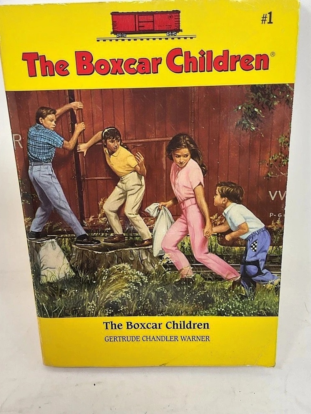 Albert Whitman & Company The Boxcar Children #1 Paperback Book Yellow The Boxcar